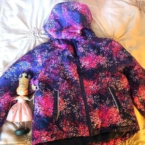 Star blast winter lined coat